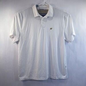 Jack Nicklaus Performance Golden Bear Polo Men's Golf‎ Shirt XL Bright White